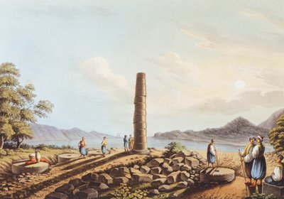 I resti del Tempio di Hera a Samo da Luigi Mayer