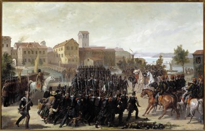 La cattura della città di Peschiera del Garda da parte dei piemontesi, 30 maggio 1848 da Luigi Morgari