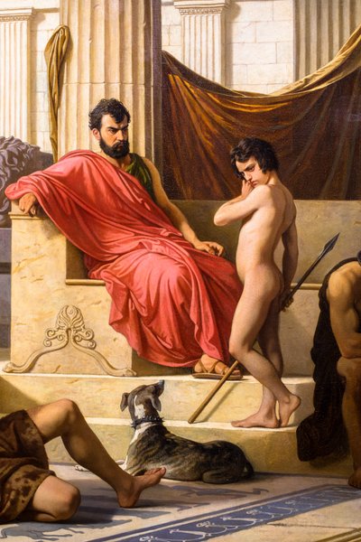 Istruzione a Sparta da Luigi Mussini