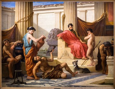 Istruzione a Sparta da Luigi Mussini