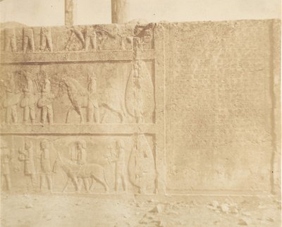 Processione sulla facciata della Grande Scala, 1858 da Luigi Pesce