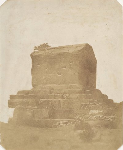 Tomba di Ciro a Morgab, 1858 da Luigi Pesce