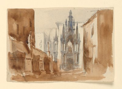 Progetto scenografico, Tomba in forma monumentale da Luigi Ricci