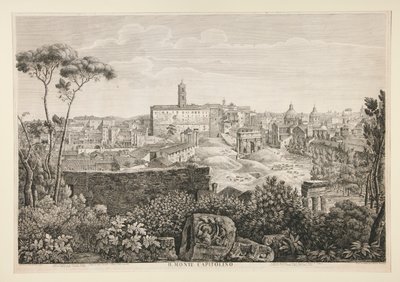 Il Monte Capitolino da Luigi Rossini