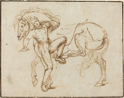 Cavaliere che Monta un Cavallo da Luigi Sabatelli I