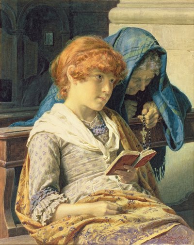 In chiesa, 1883 da Luigi da Rios