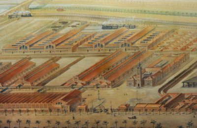 Macello e mercato del bestiame da Luis Bellido y González