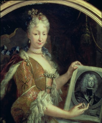 Ritratto di Elisabetta Farnese (1692-1766) seconda moglie di Filippo V di Spagna da Luis Egidio Melendez
