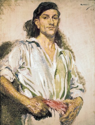 Pelotari (giocatore di pelota basca) da Luis Felipe Usábal y Hernández