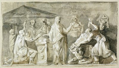 Antico sacrificio da Luis Paret y Alcazar