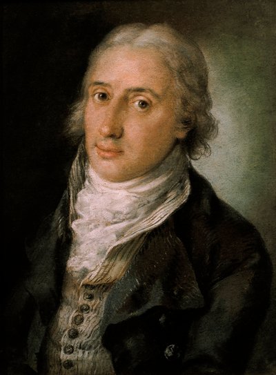 Ritratto di Leandro Fernandez de Moratin (1760-1828), poeta e drammaturgo spagnolo da Luis Paret y Alcazar