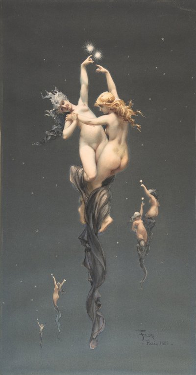 Stelle gemelle, 1851-96 da Luis Riccardo Falero