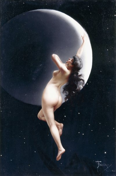 La ninfa della luna, 1883 da Luis Riccardo Falero