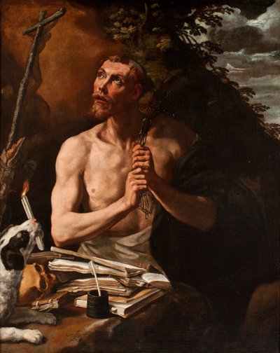 San Domenico in penitenza da Luis Tristán