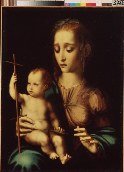 Madonna con bambino e conocchia da Luis de Morales