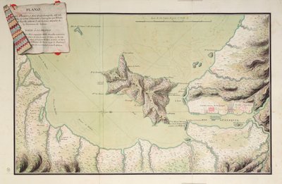 Plano del Puerto y Rio Guayaquil en el Mar de el Sur da Luis de Surville