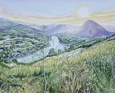 Alba nella valle del fiume da Luisa Millicent