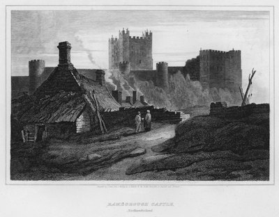 Castello di Bamborough, Northumberland da Luke (after) Clennell