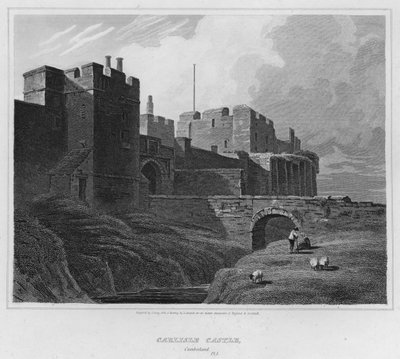 Castello di Carlisle, Cumberland da Luke (after) Clennell