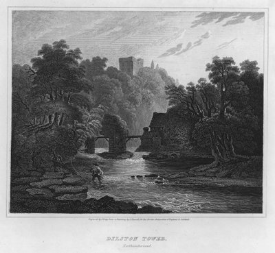 Torre di Dilston, Northumberland da Luke (after) Clennell