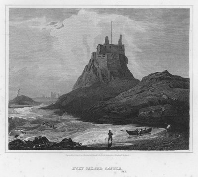 Castello di Holy Island da Luke (after) Clennell