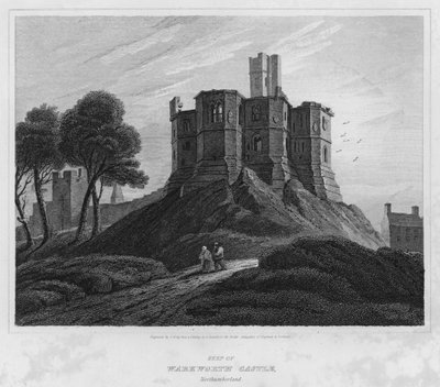 Torre di guardia del castello di Warkworth, Northumberland da Luke (after) Clennell