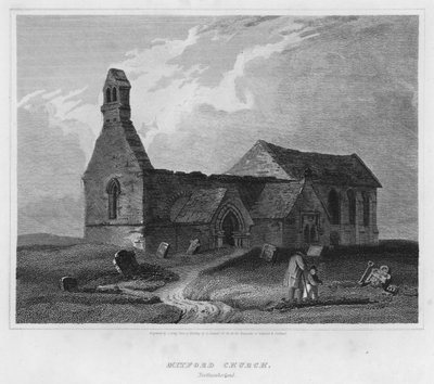 Chiesa di Mitford, Northumberland da Luke (after) Clennell