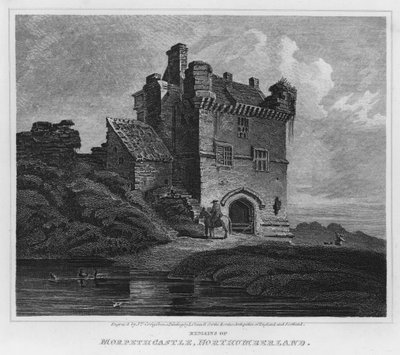 Rovine del Castello di Morpeth, Northumberland da Luke (after) Clennell