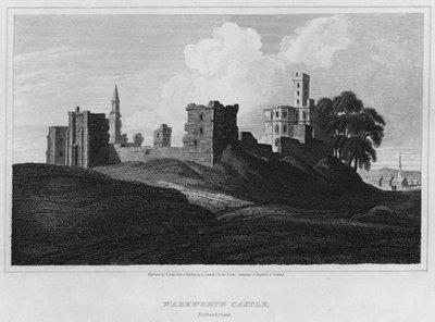 Castello di Warkworth, Northumberland da Luke (after) Clennell