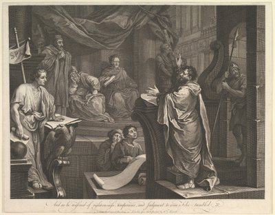 Paolo davanti a Felice, 5 febbraio 1752 da Luke Sullivan
