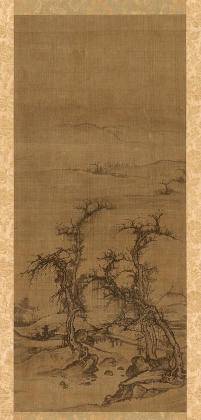 Portando un Qin in visita, 1271-1368 da Luo Zhichuan