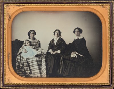 Ritratto di una madre, un bambino e due donne da Luther Holman Hale