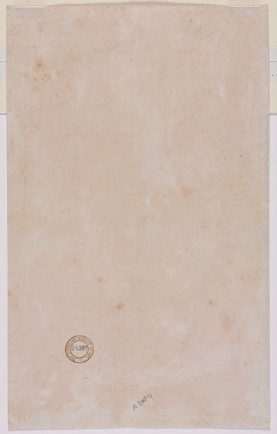 Piano architettonico verso, metà 1500 da Luzio Romano