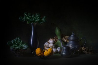 Natura morta “Raccolto oscuro” da Lydia Jacobs