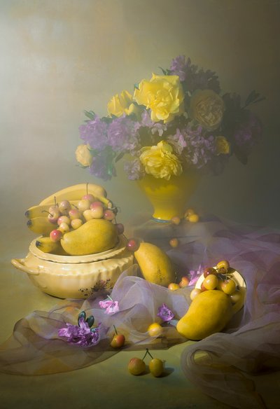 Frutta e fiori eleganti da Lydia Jacobs