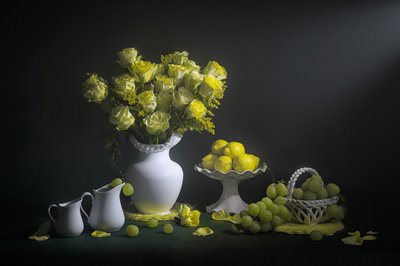 Natura morta con verdure fresche da Lydia Jacobs