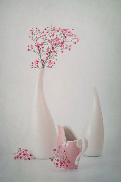 Delicato motivo floreale rosa da Lydia Jacobs
