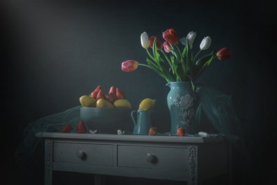 Tulipani malinconici e limoni da Lydia Jacobs