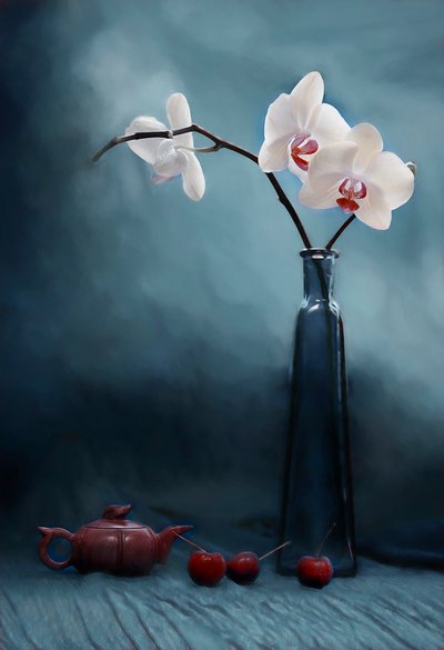 Tè alle orchidee e ciliegie da Lydia Jacobs