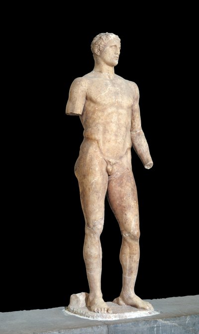 Agias Scultura di Lisippo di Sicione (395-305 a.C.) 355 a.C. Museo di Delfi, Grecia da Lysippos (attributed to)