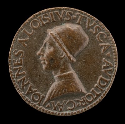 Giovanni Alvise Toscani, c. 1450-1478, giurista milanese, avvocato consistoriale...[dritto] da Lysippus Junior