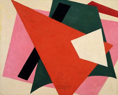 Pittura architettonica - Lyubov Sergeyevna Popova (1889-1924) - 1917 - Museo d