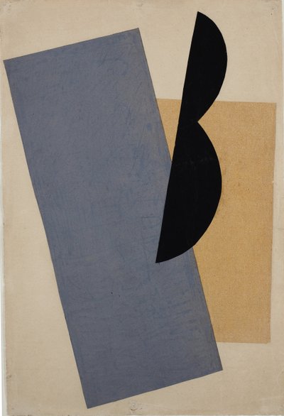 Composizione Blu-Giallo-Nero da Lyubov Sergeevna Popova