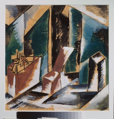 Decorazione preparatoria da Lyubov Sergeevna Popova