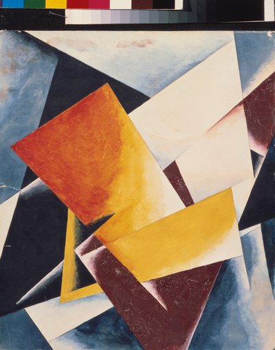 Peinture architectonique da Lyubov Sergeevna Popova