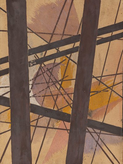 Composizione della Forza Spaziale, 1921-1922 da Lyubov Sergeevna Popova