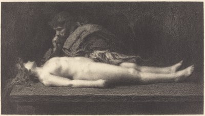 Levita di Efraim e sua moglie morta da M.G. Fuchs after Jean Jacques Henner