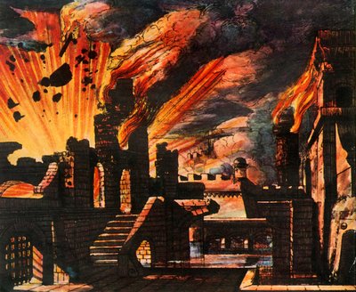 Ultima scena di Lodoiska di West, o la principessa prigioniera da M.W. Stone