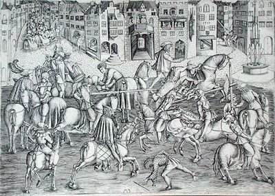 Il torneo, c.1500 da MZ Master
