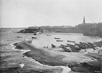 Baia di Cullercoats, Tynemouth, c1896 da M. Aunty